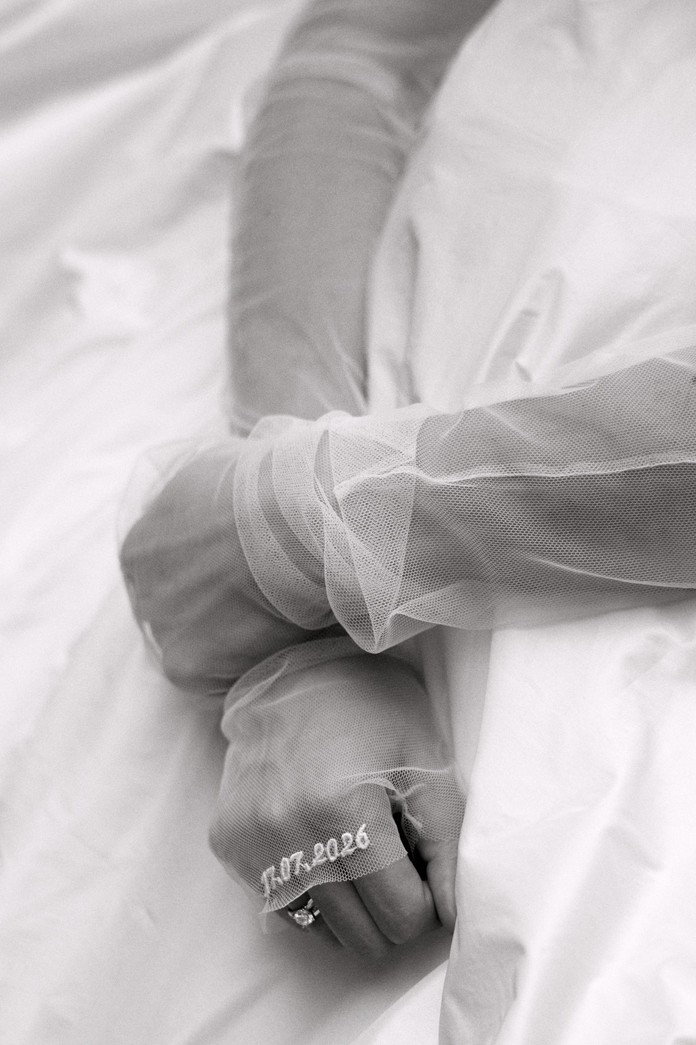 Close-up wedding detail
