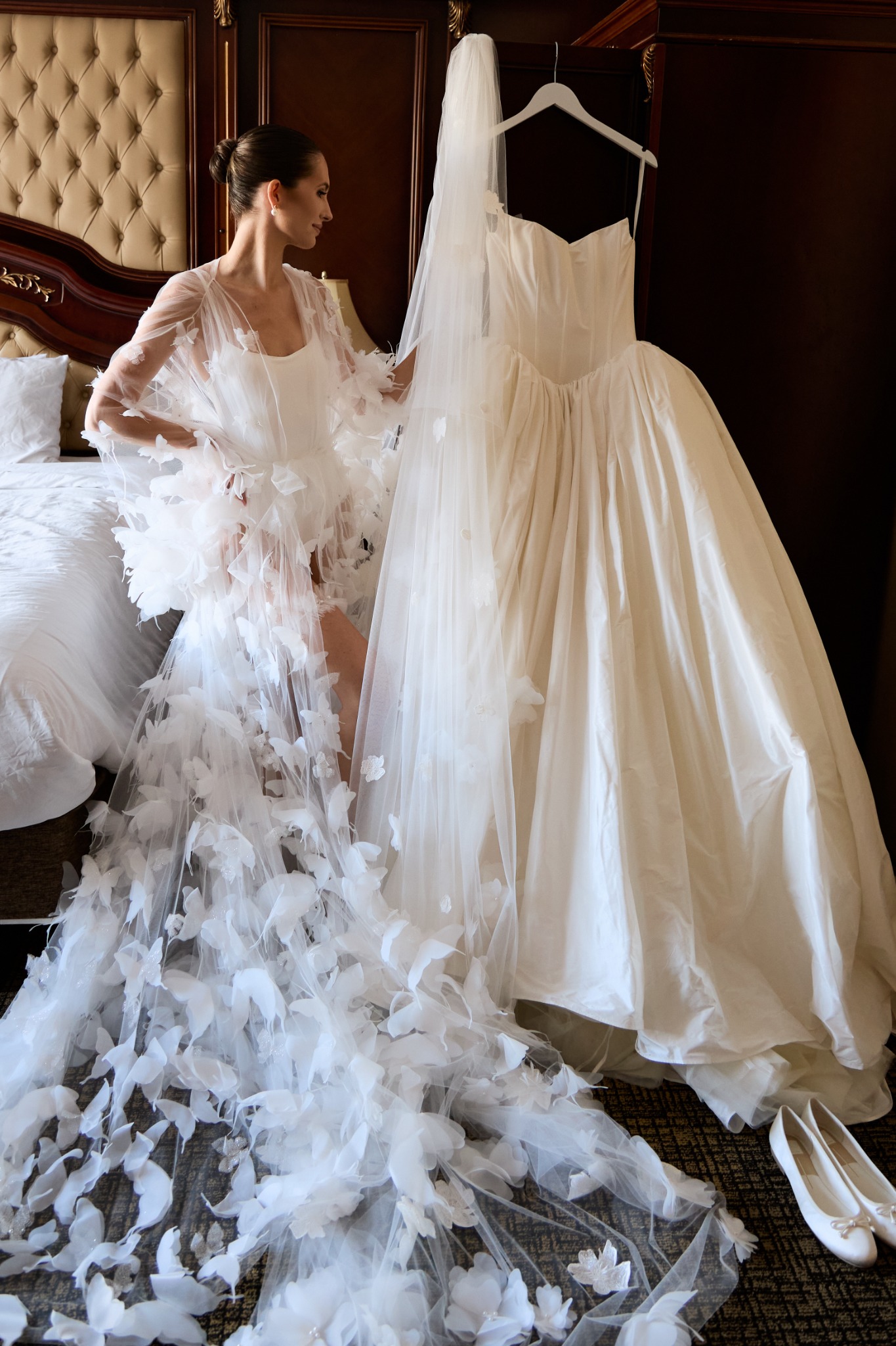Dress + veil editorial