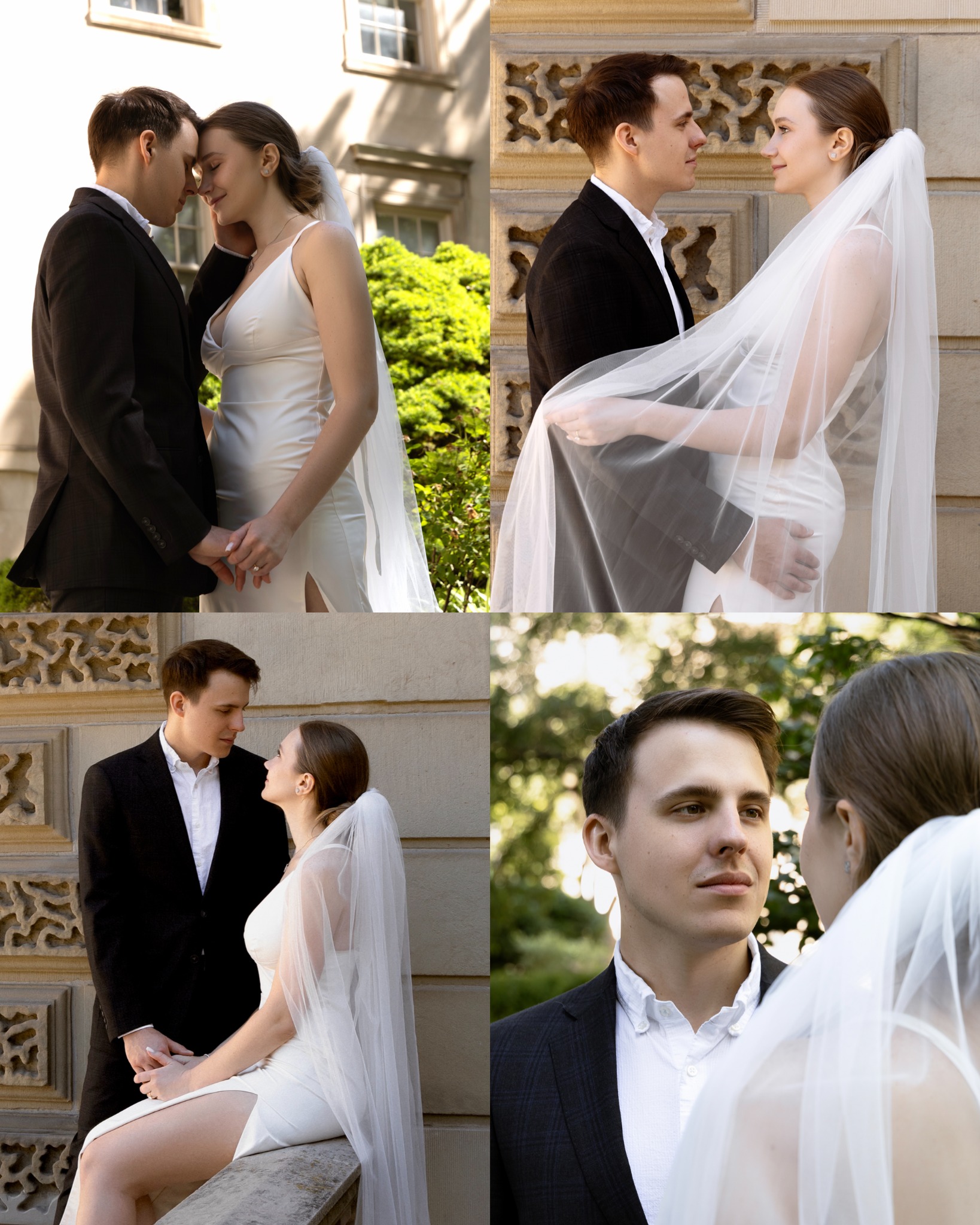 Couple portrait collage